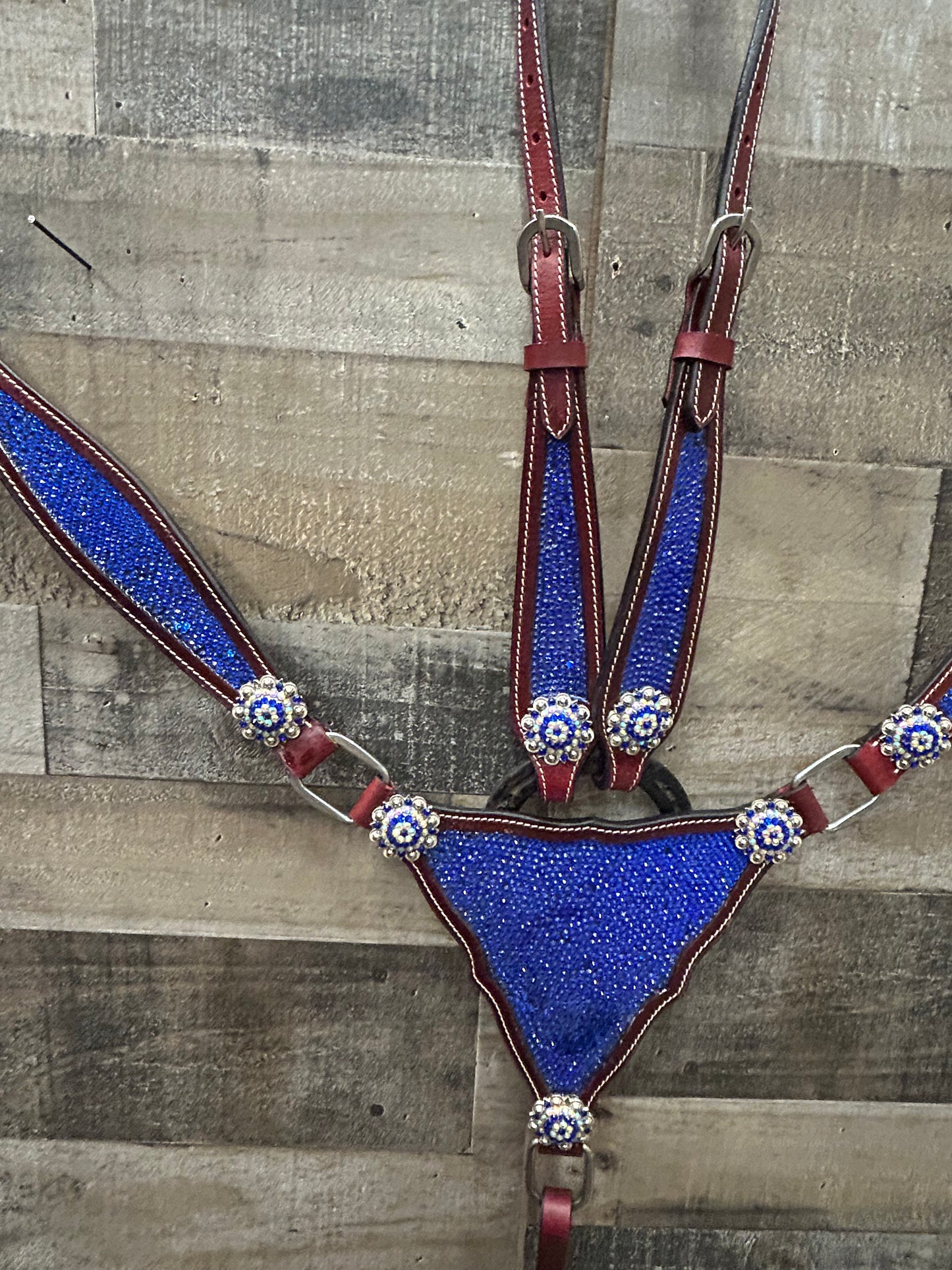 Full Grain Leather Bling Set