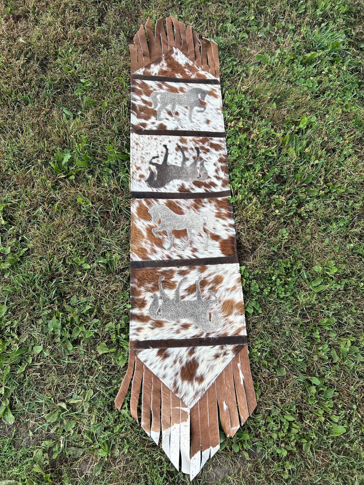 15”x 6’ Cowhide Table Runner ❇️ Free Shipping ❇️