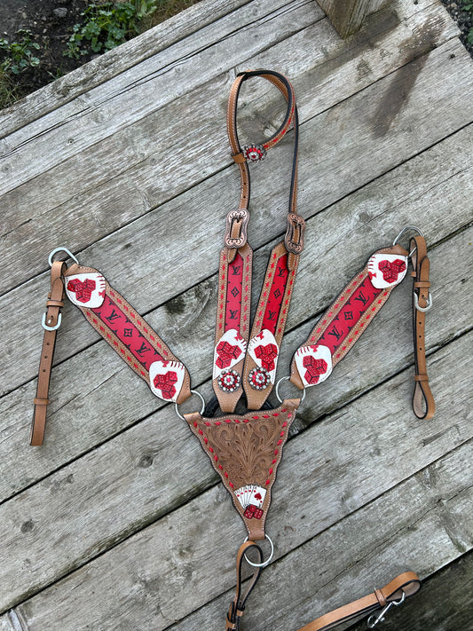 Red LV Tack Set