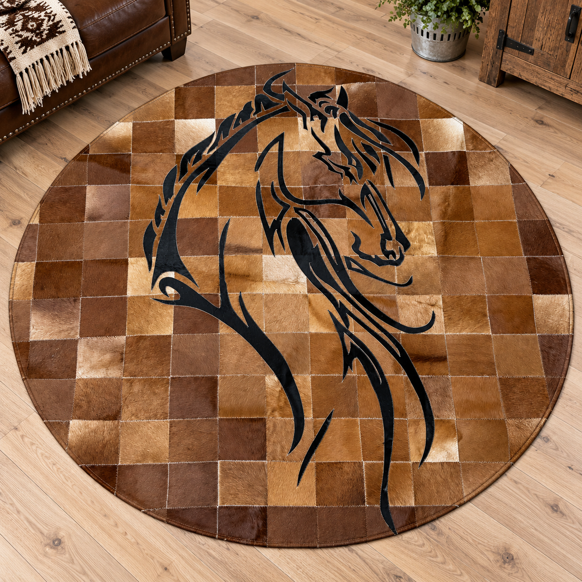 46” Cowhide Rug