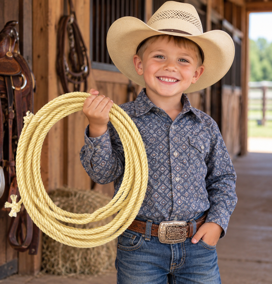 Kids Waxed Lariat Rope
