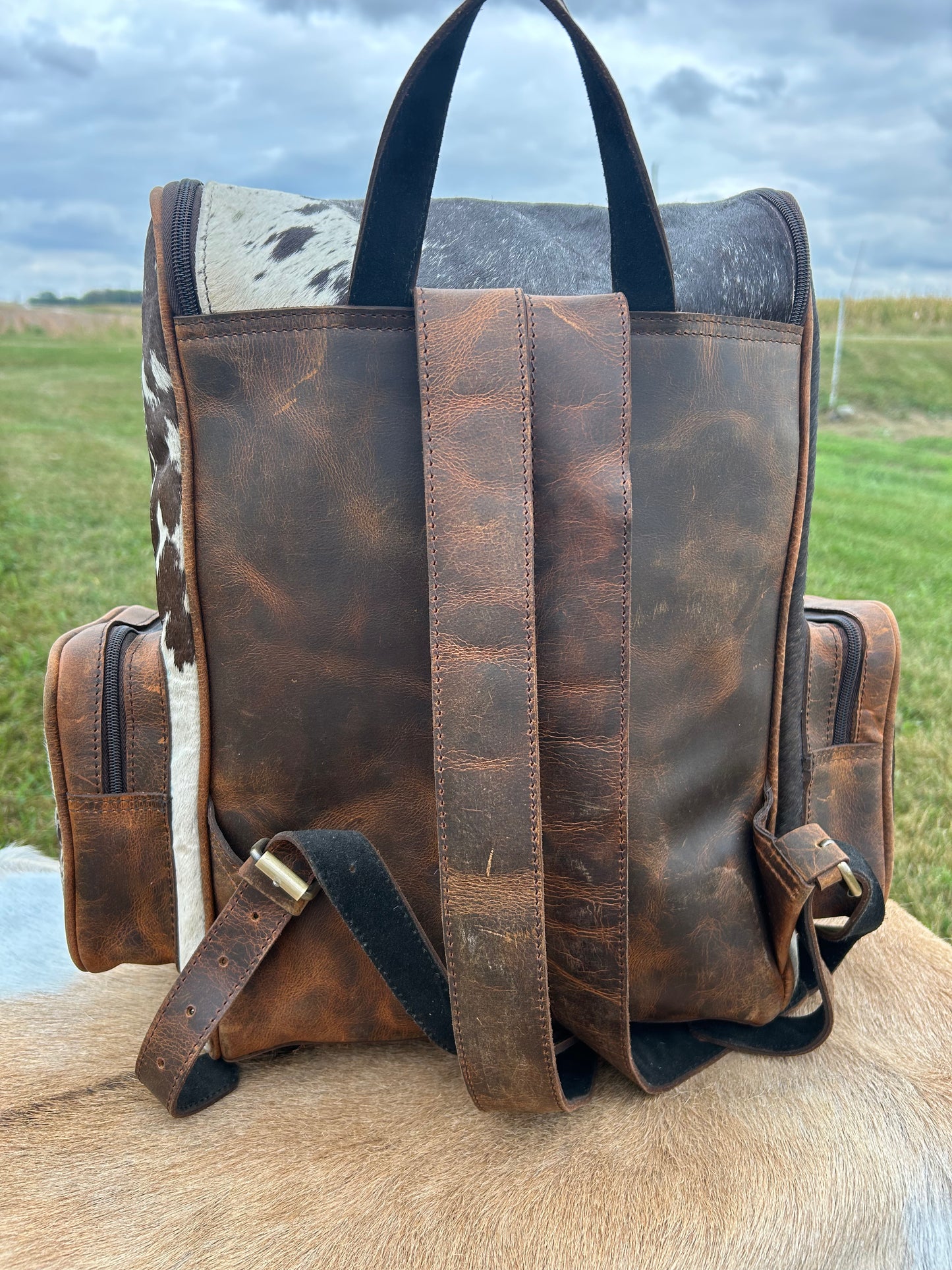 Leather Backpack ♦️ Free Shipping ♦️