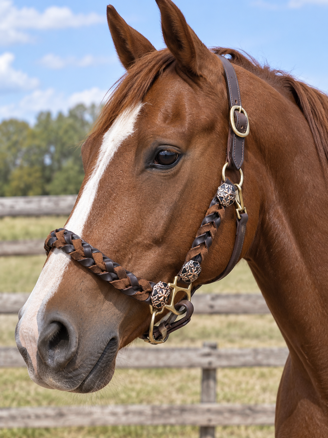 South Point Leather Halter 3 Way Adjustable