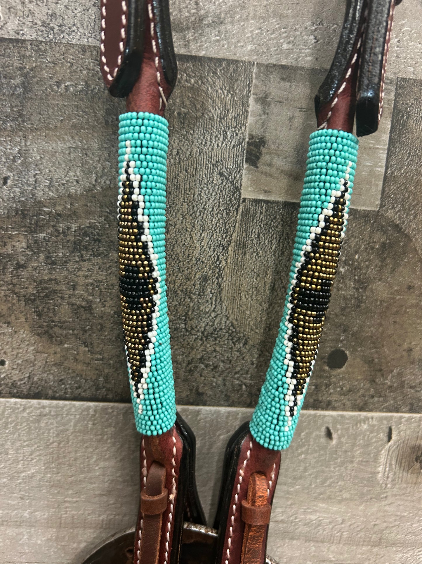 Hot Oiled Beaded Headstall ❇️ Free Shipping ❇️