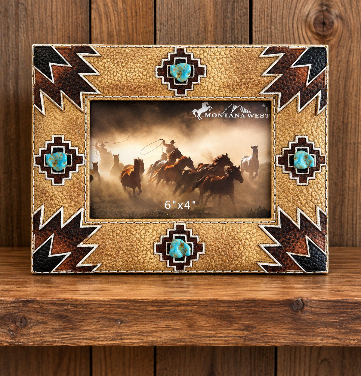 Western Picture Frame Hold 6”x4” Picture