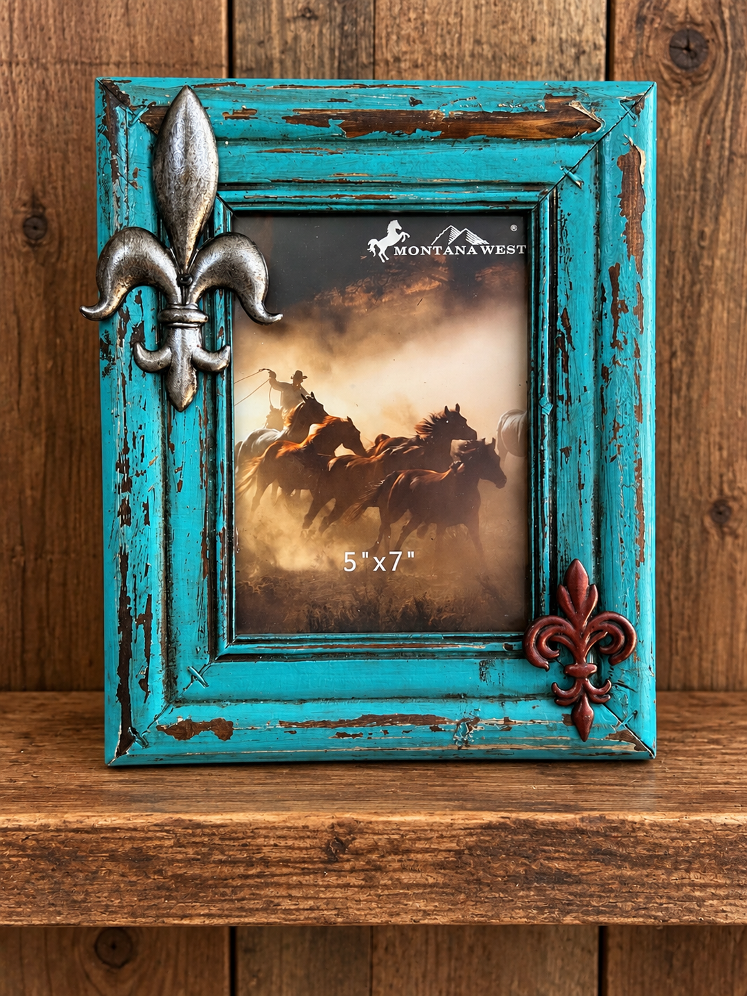 Western Picture Frame Hold 5”x 7” Picture