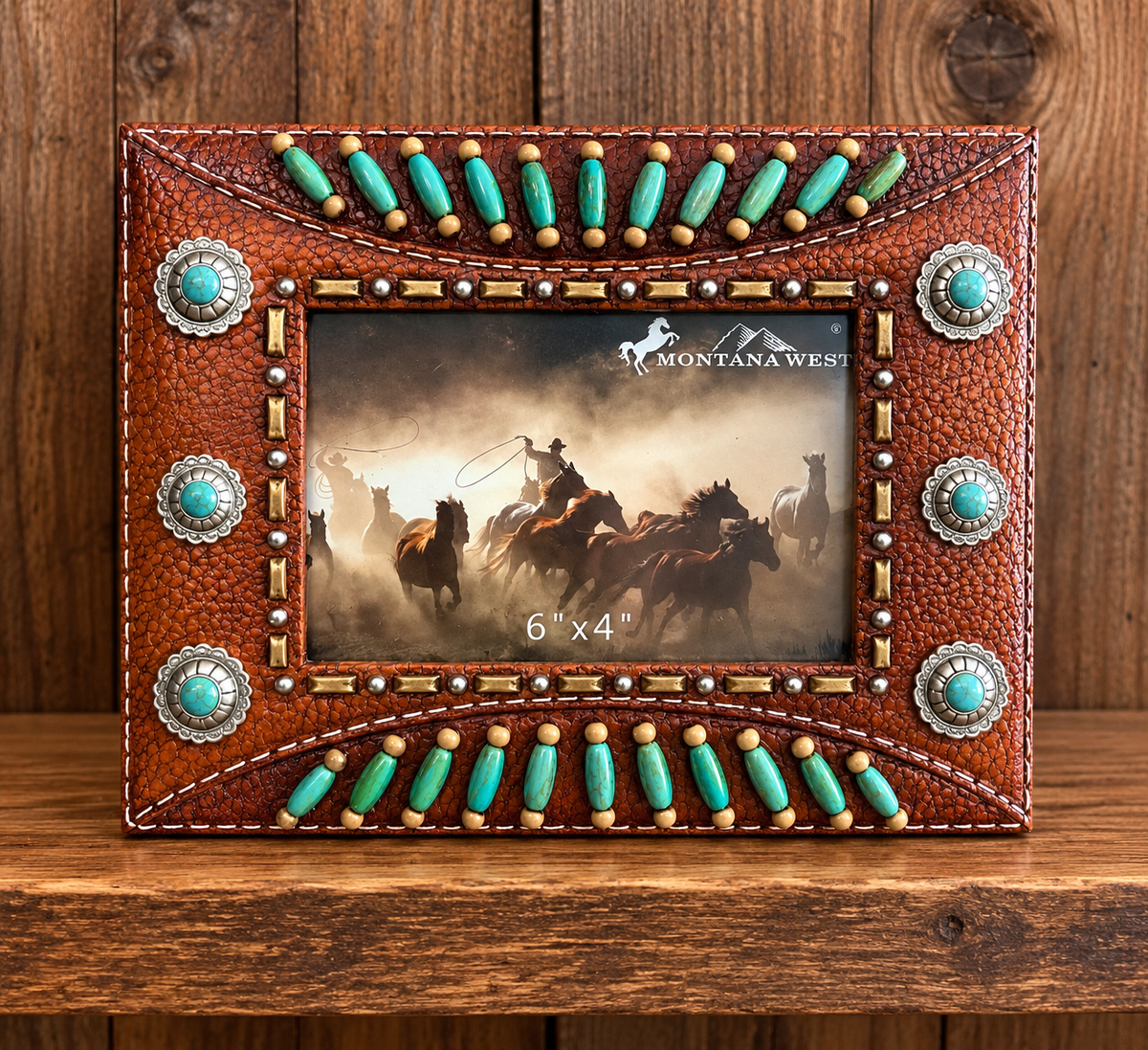 Western Picture Frame Hold 6”x4” Picture