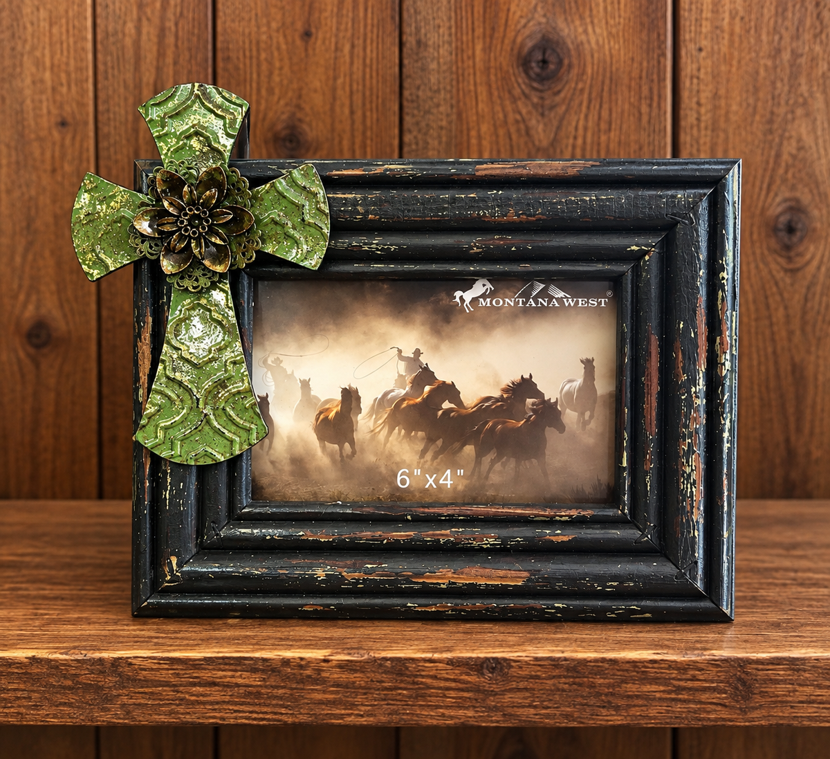 Western Picture Frame Hold 6”x4” Picture