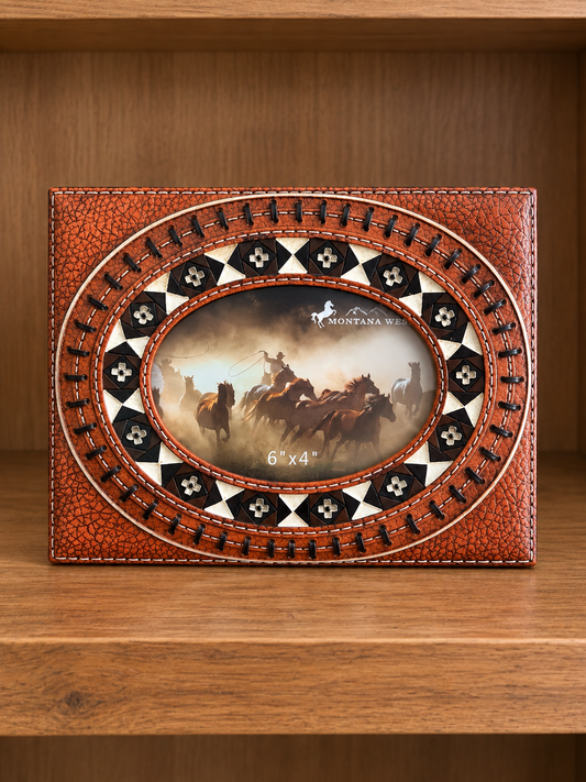 Western Picture Frame Hold 6”x4” Picture