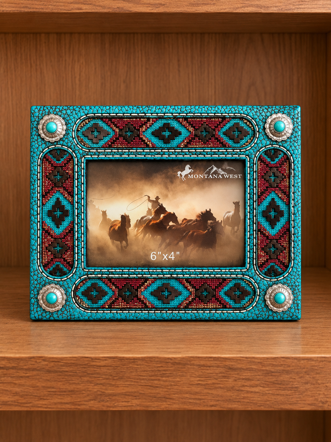 Western Picture Frame Hold 6”x4” Picture