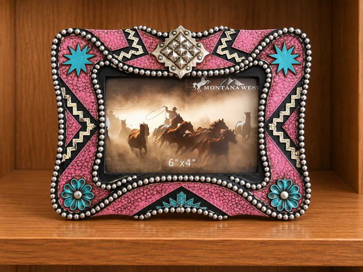 Western Picture Frame Hold 6”x4” Picture