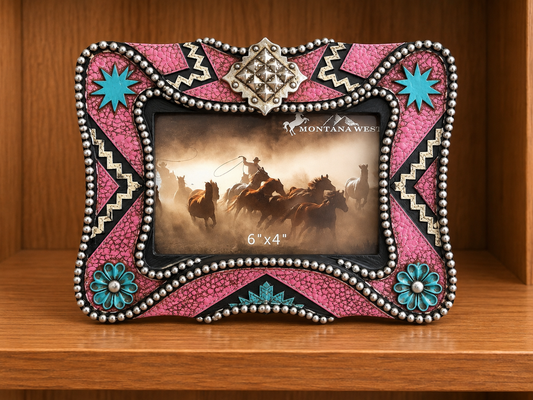 Western Picture Frame Hold 6”x4” Picture
