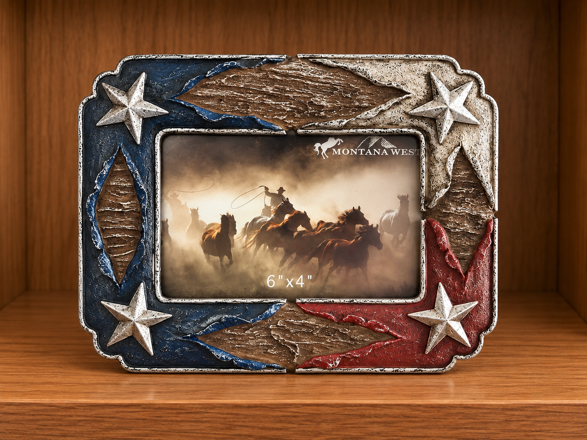 Western Picture Frame Hold 6”x4” Picture
