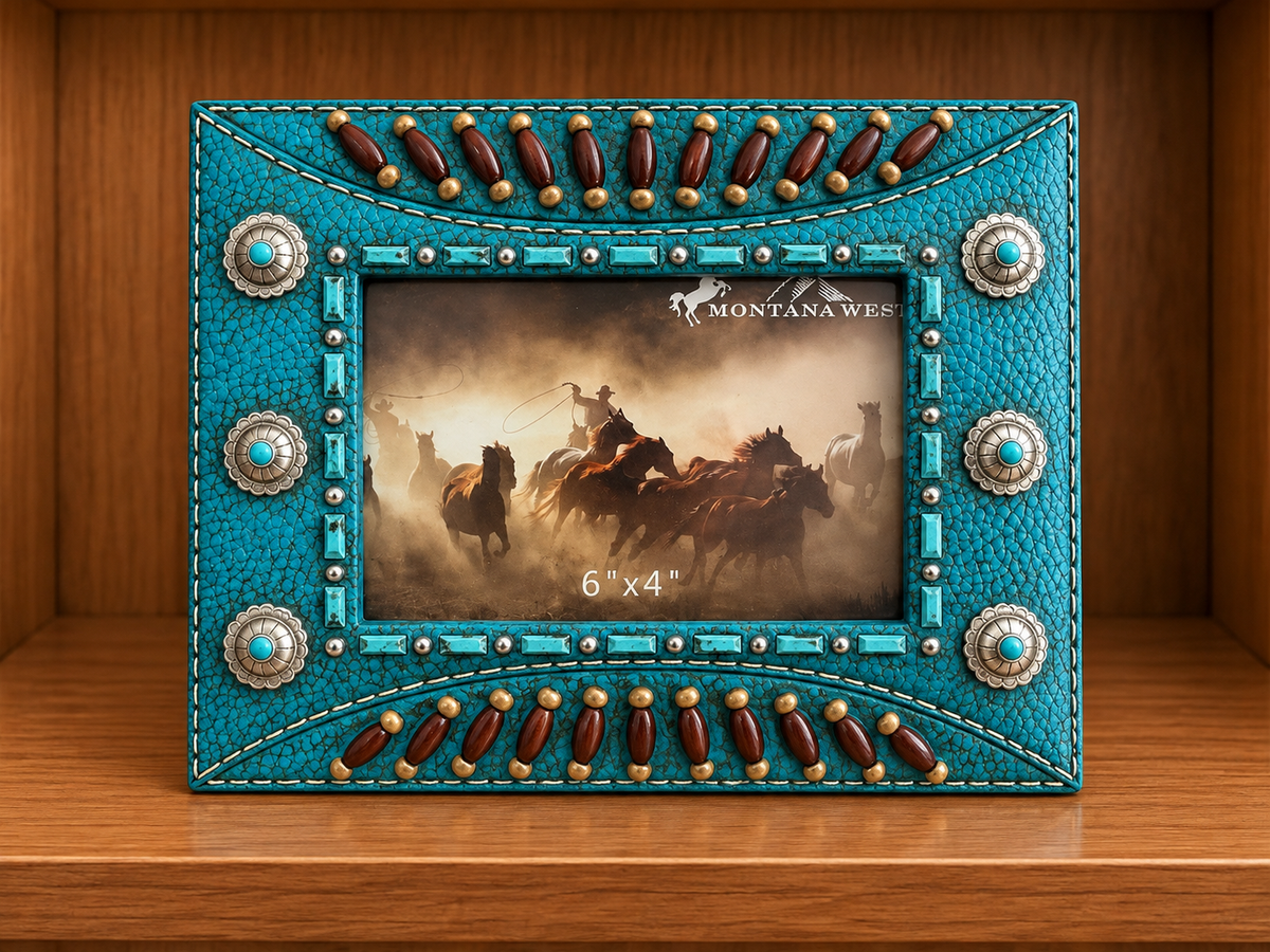 Western Picture Frame Hold 6”x4” Picture