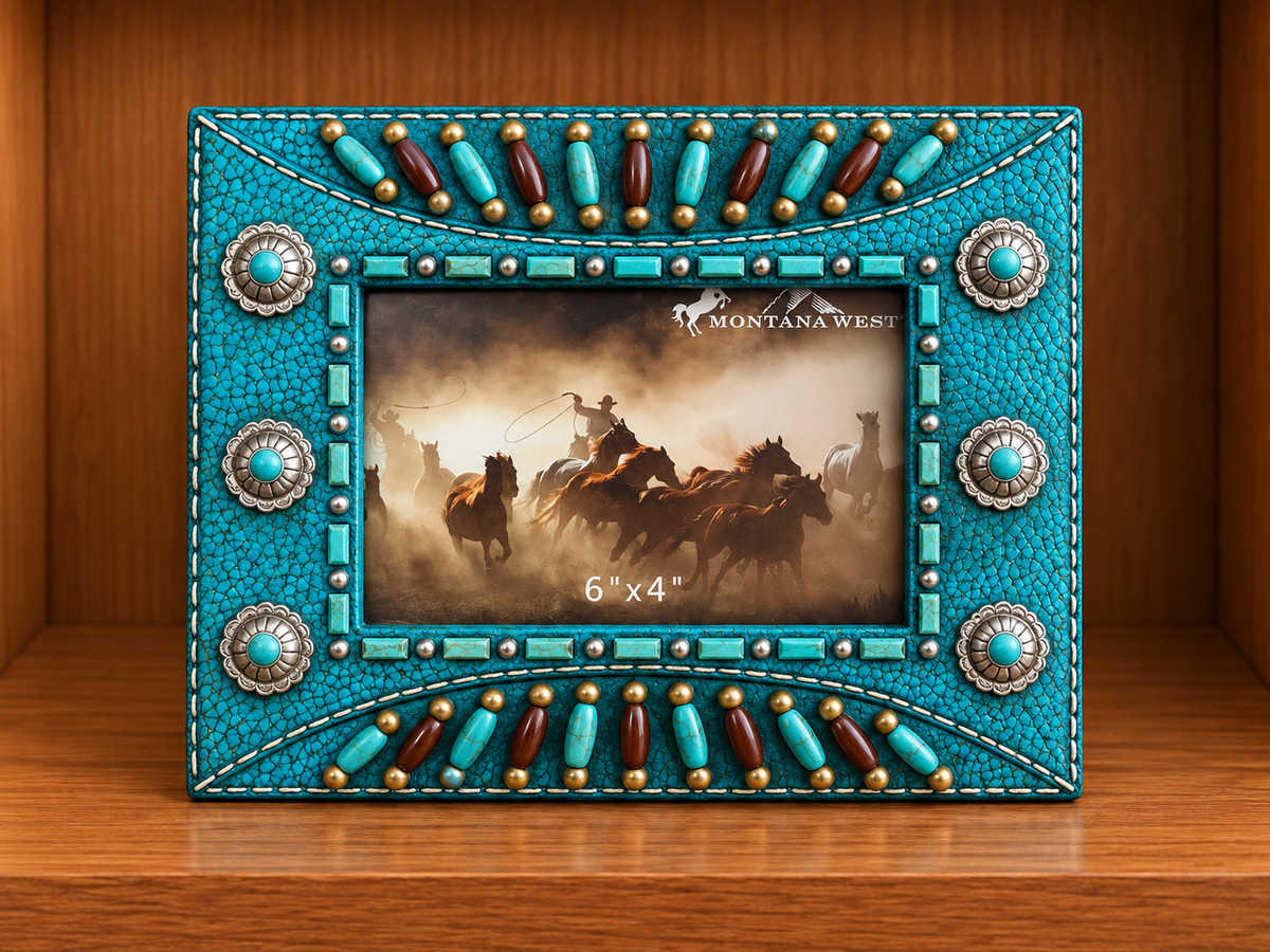 Western Picture Frame Hold 6”x4” Picture