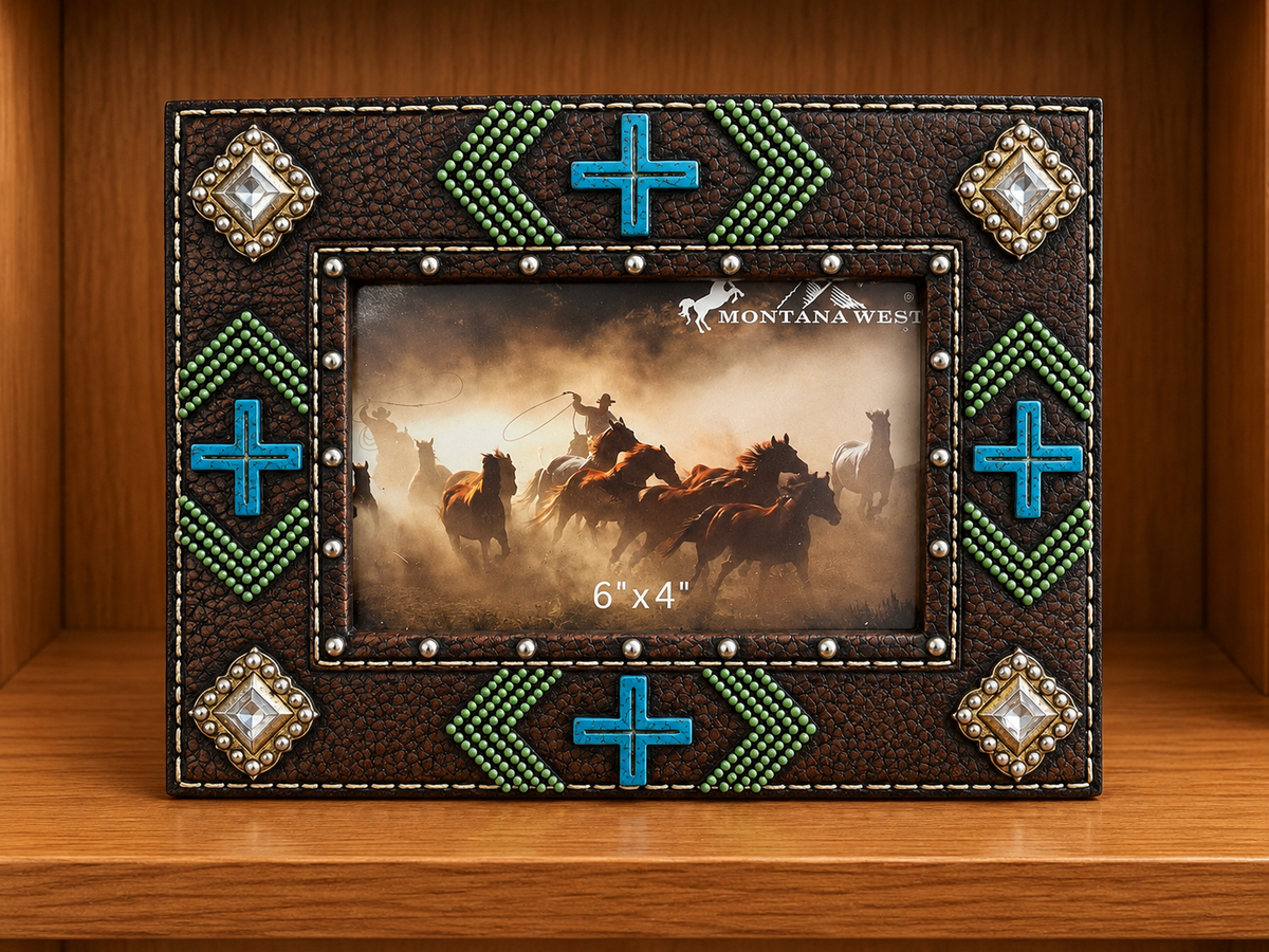 Western Picture Frame Hold 6”x4” Picture