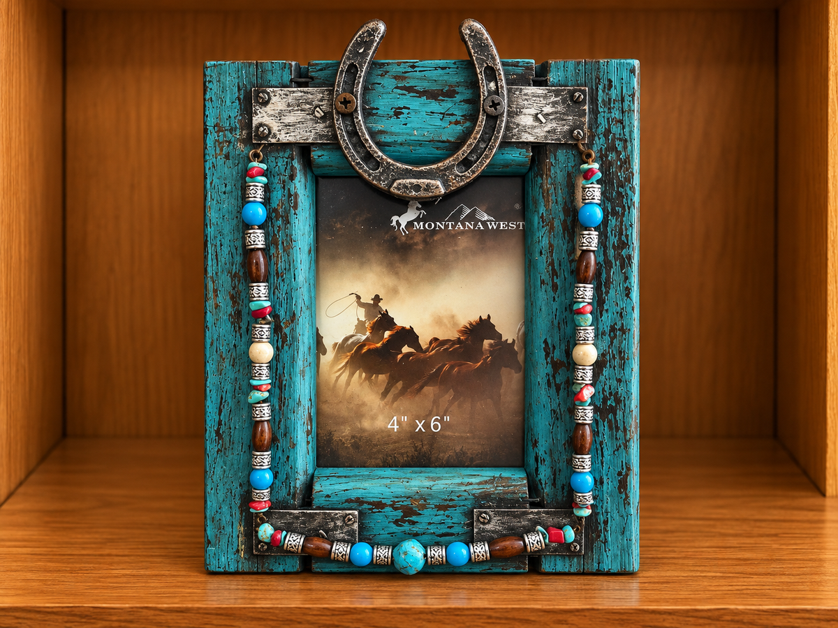 Western Picture Frame Hold 6”x4” Picture