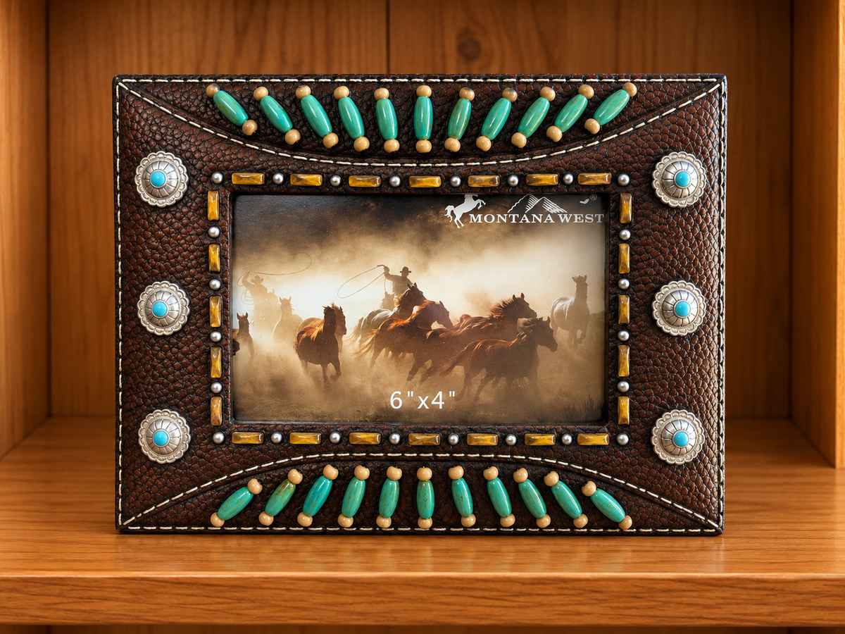 Western Picture Frame Hold 6”x4” Picture