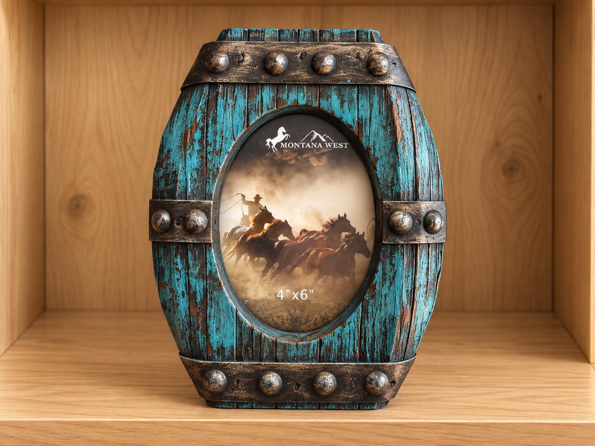 Western Picture Frame Hold 6”x4” Picture