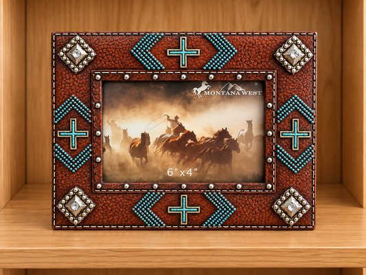Western Picture Frame Hold 6”x4” Picture
