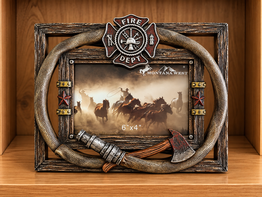Fire Department Picture Frame Hold 6”x4” Picture