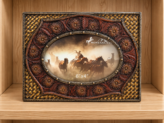 Western Picture Frame Hold 6”x4” Picture
