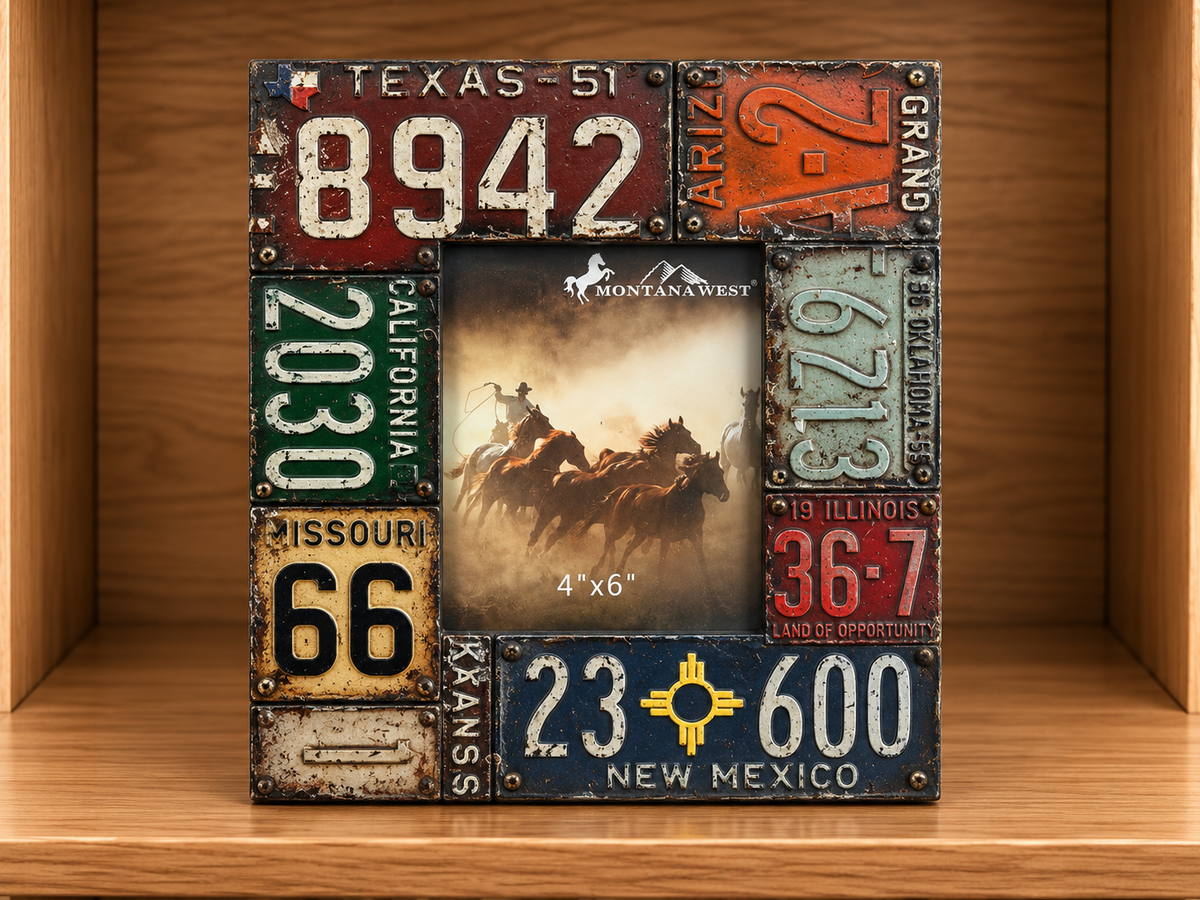 Western Picture Frame Hold 6”x4” Picture