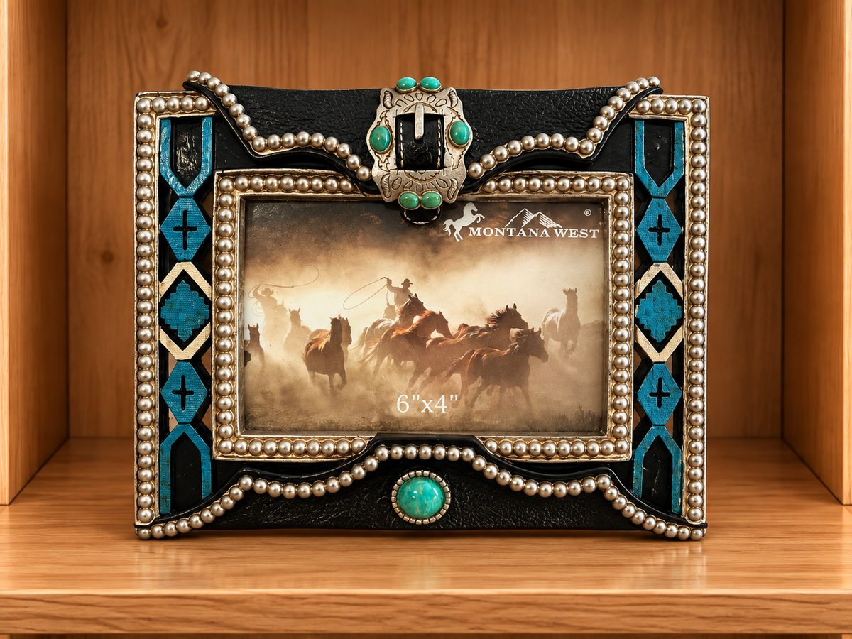 Western Picture Frame Hold 6”x4” Picture