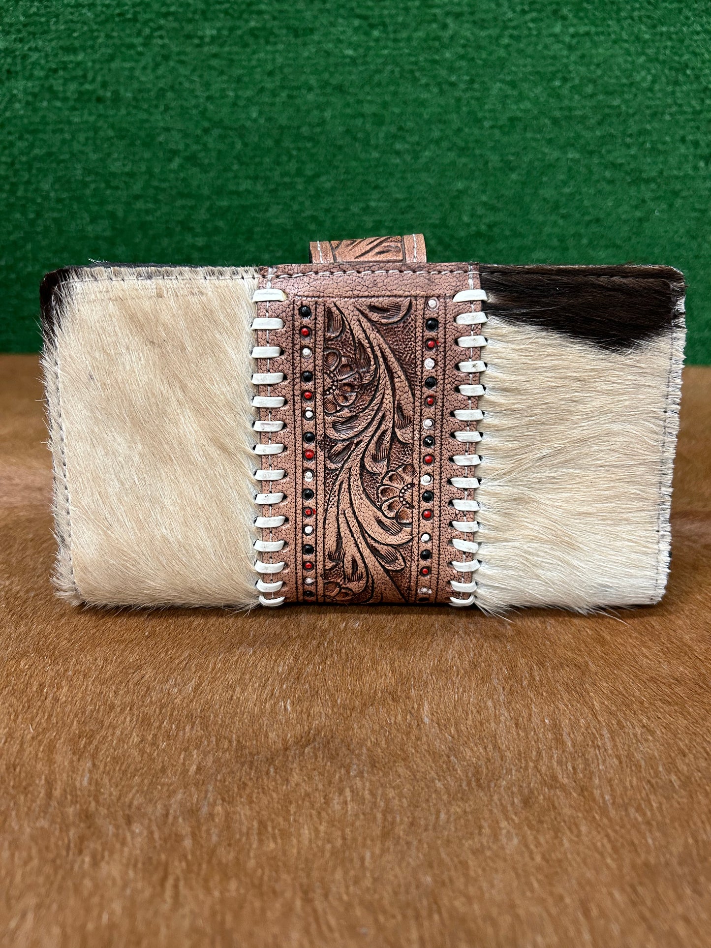 Ladies Hair On Hide Wallet 7.5” X 4.5”