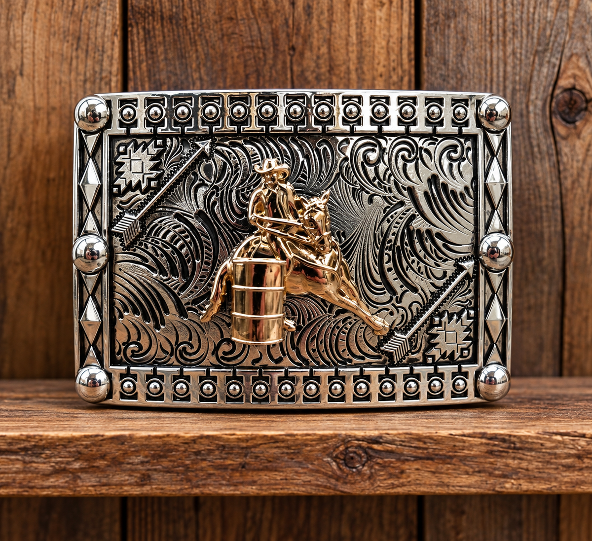 Belt Buckle 4.5”W 3”T