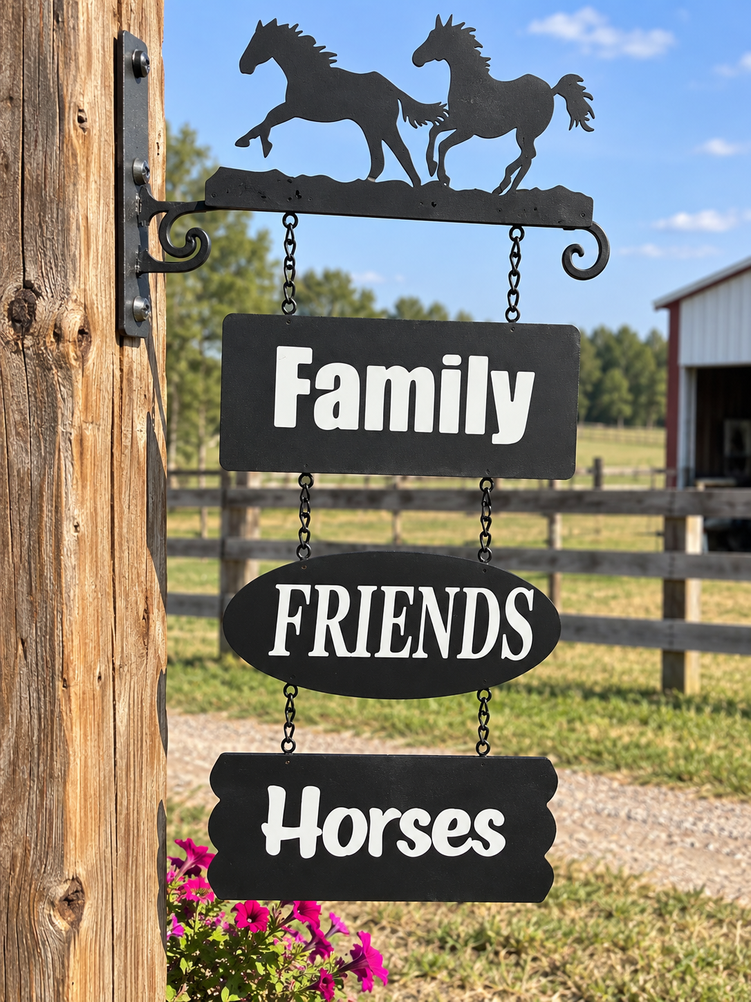 Metal sign 13 1/2" x 37 1/2"
