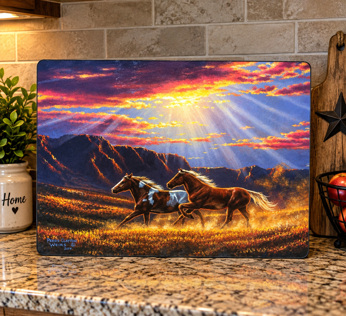 12”x16” Tempered Glass Cutting Board Heat & Scratch Resistant