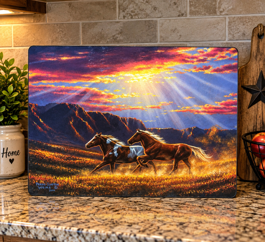 12”x16” Tempered Glass Cutting Board Heat & Scratch Resistant