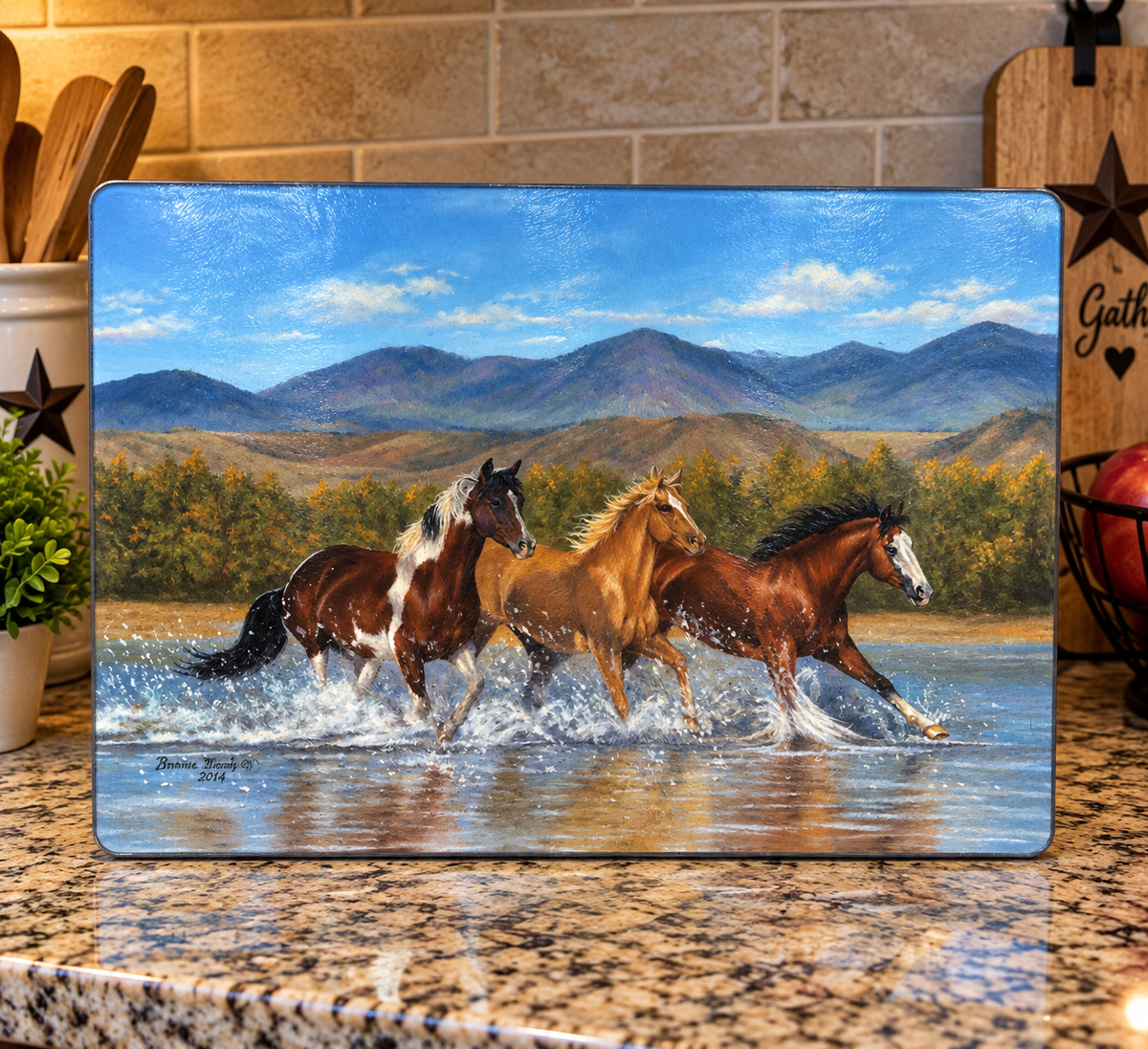 12”x16” Tempered Glass Cutting Board Heat & Scratch Resistant