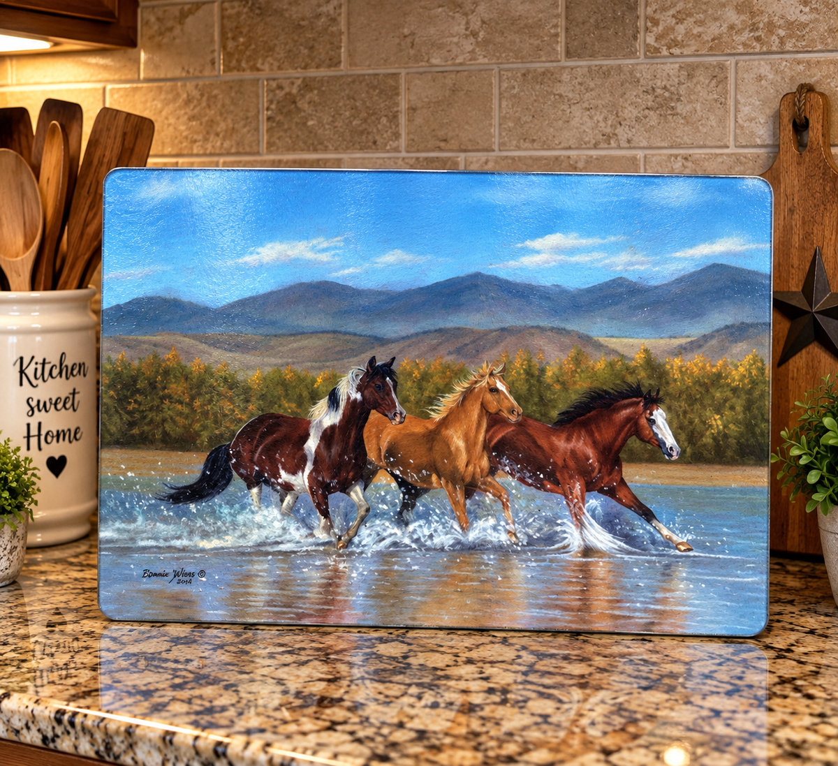 12”x16” Tempered Glass Cutting Board Heat & Scratch Resistant