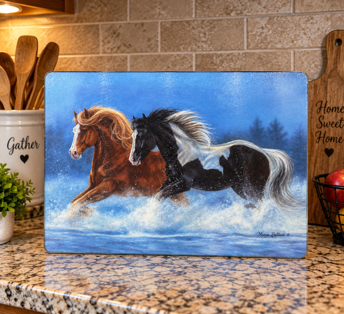 12”x16” Tempered Glass Cutting Board Heat & Scratch Resistant