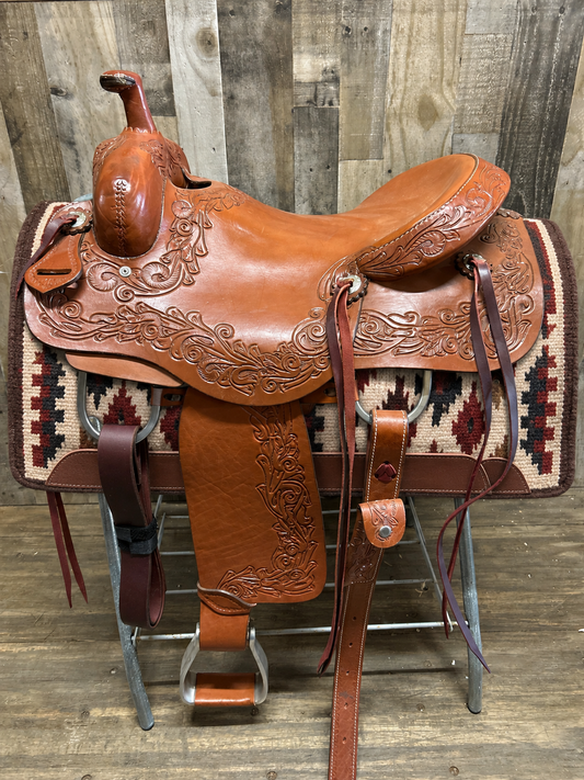 16" Western Draft Saddle 8" Gullet