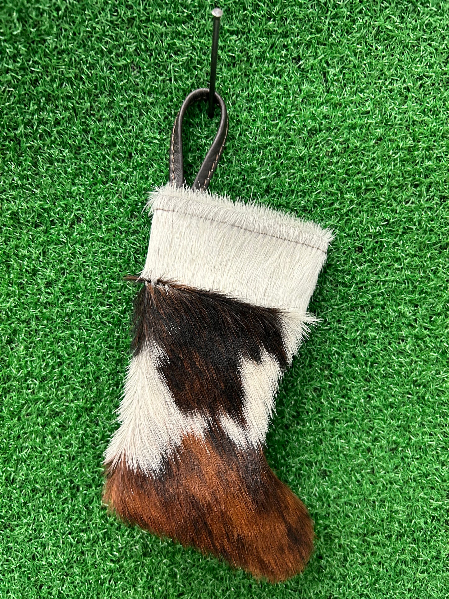 Cowhide Gift Card Holder 5” tall 3.5” Wide