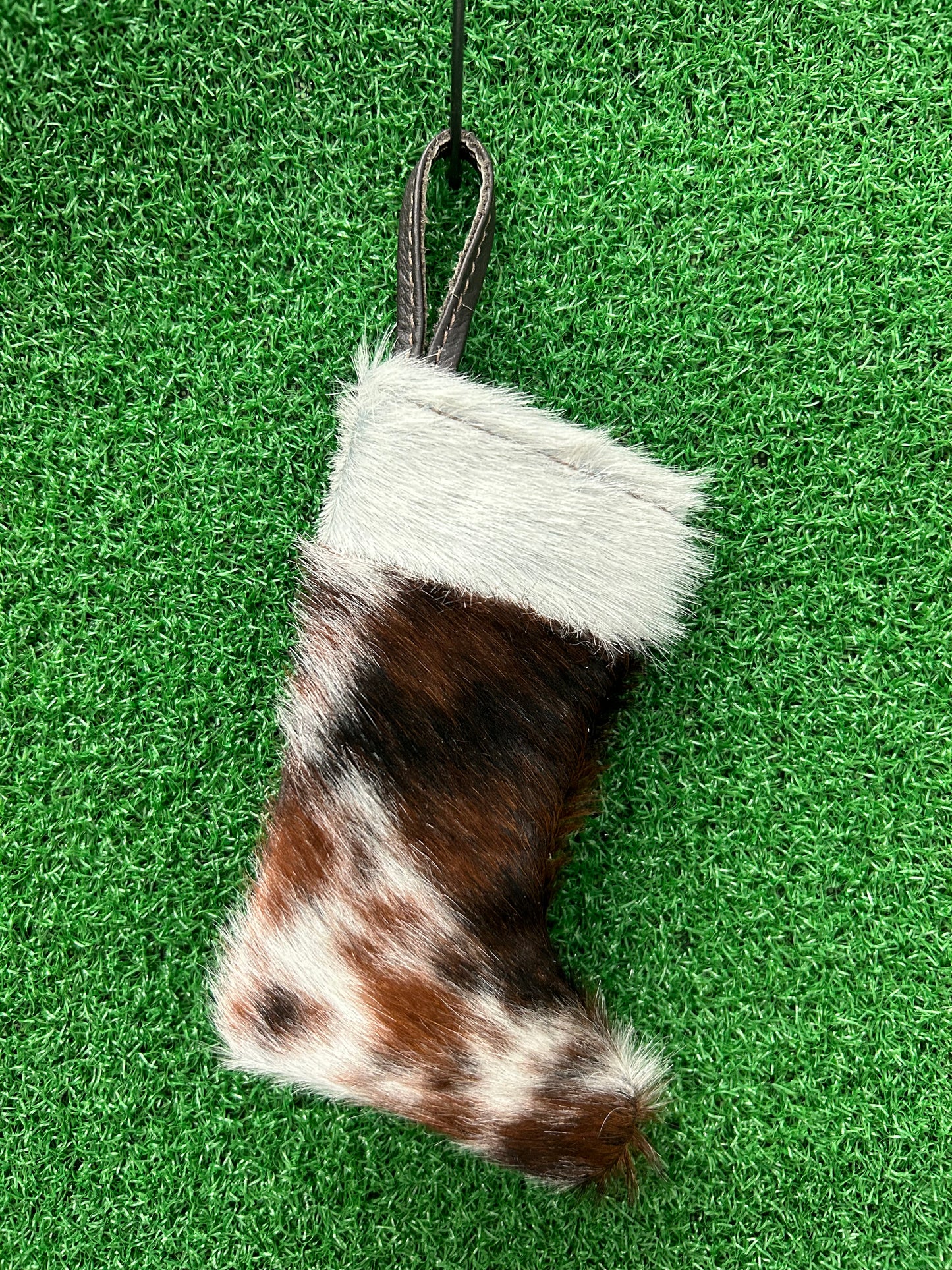 Cowhide Gift Card Holder 5” tall 3.5” Wide