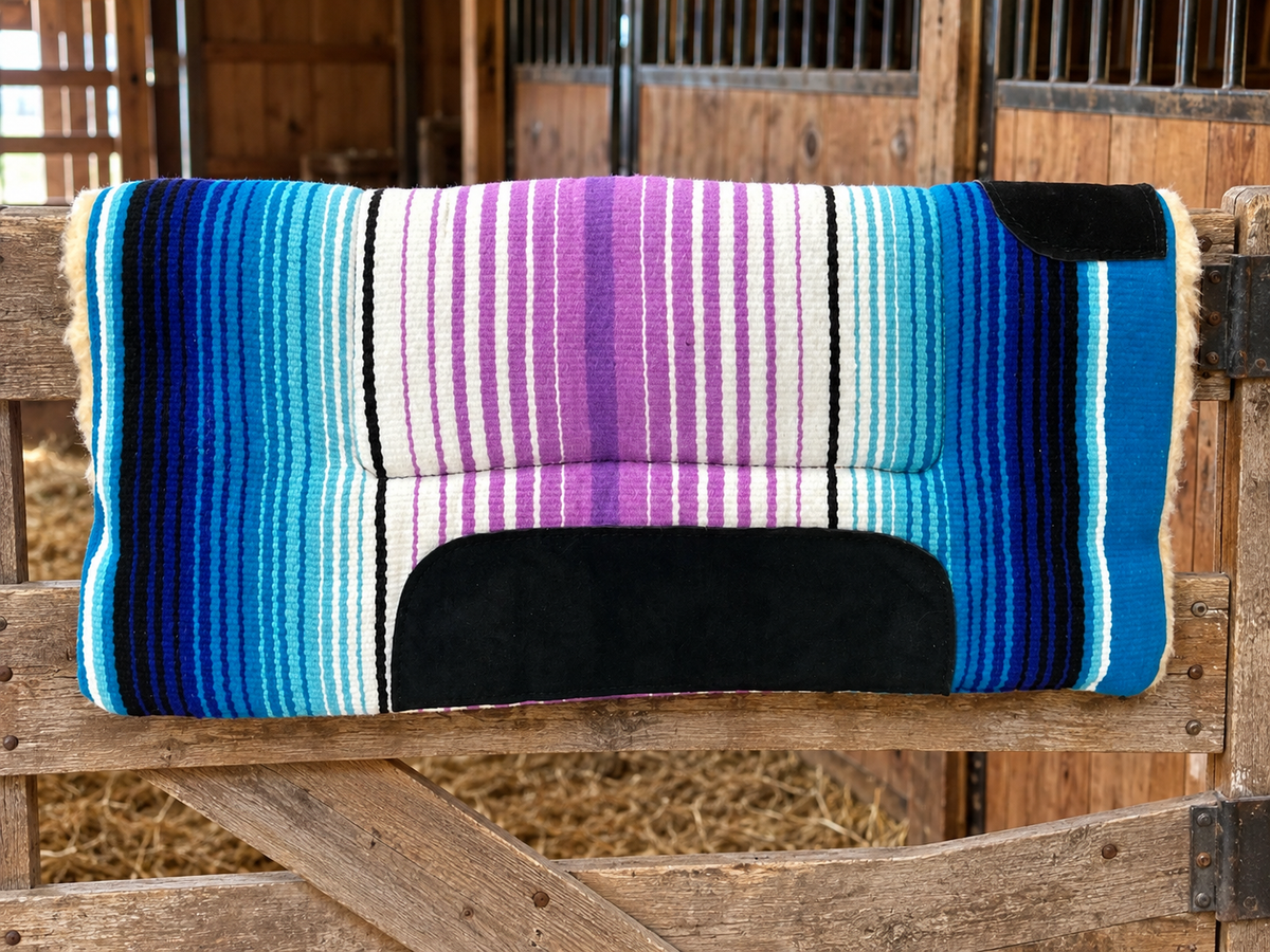 20x20 fleece bottom pony pad