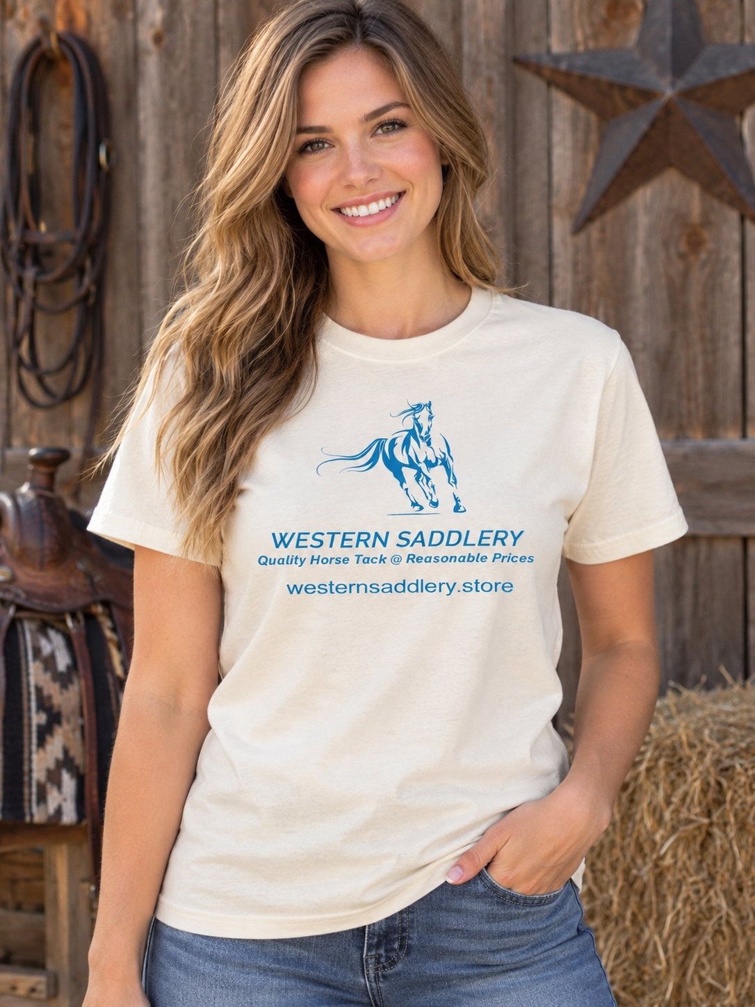 Western Saddlery T unisex Large
