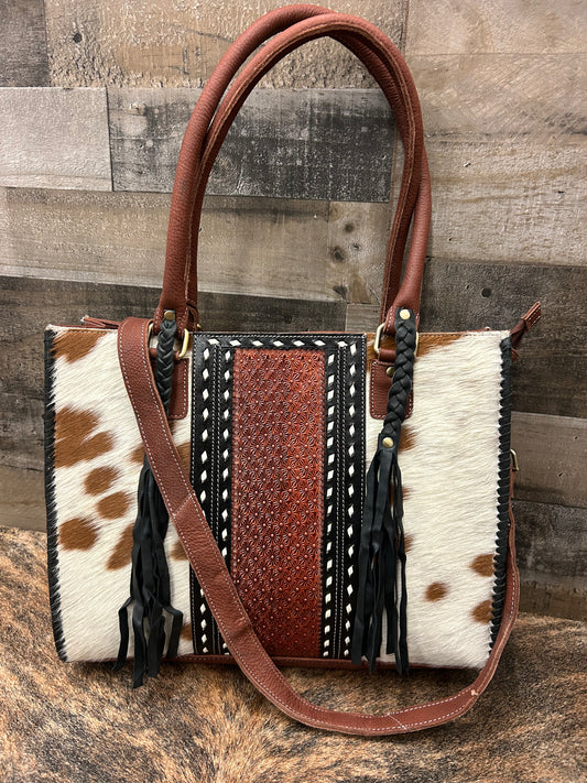 Western Purse Leather & Cowhide