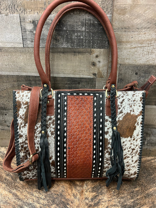 Western Purse Leather & Cowhide