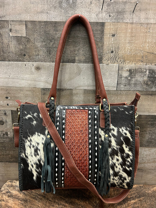 Western Purse Leather & Cowhide