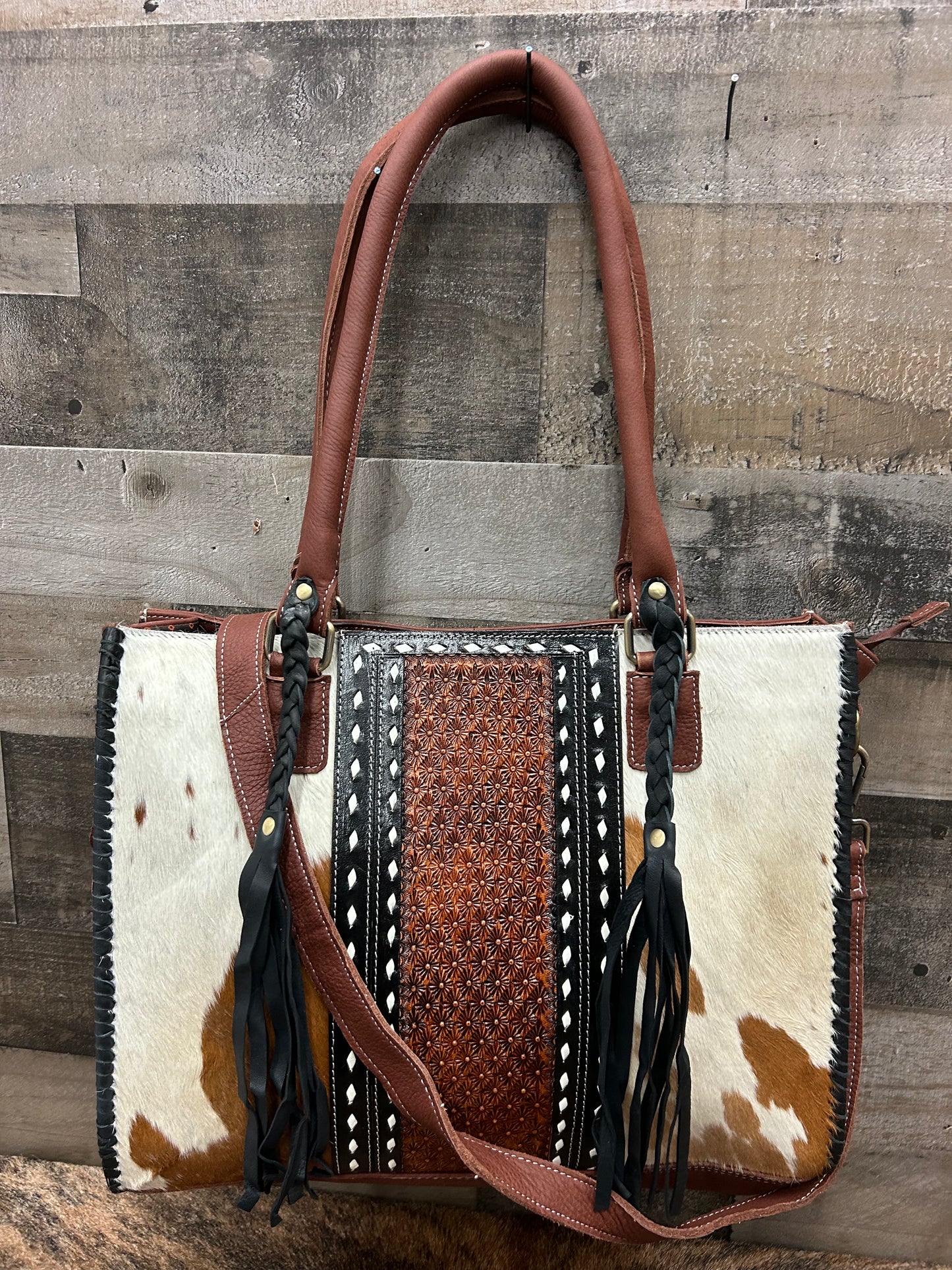 Western Purse Leather & Cowhide