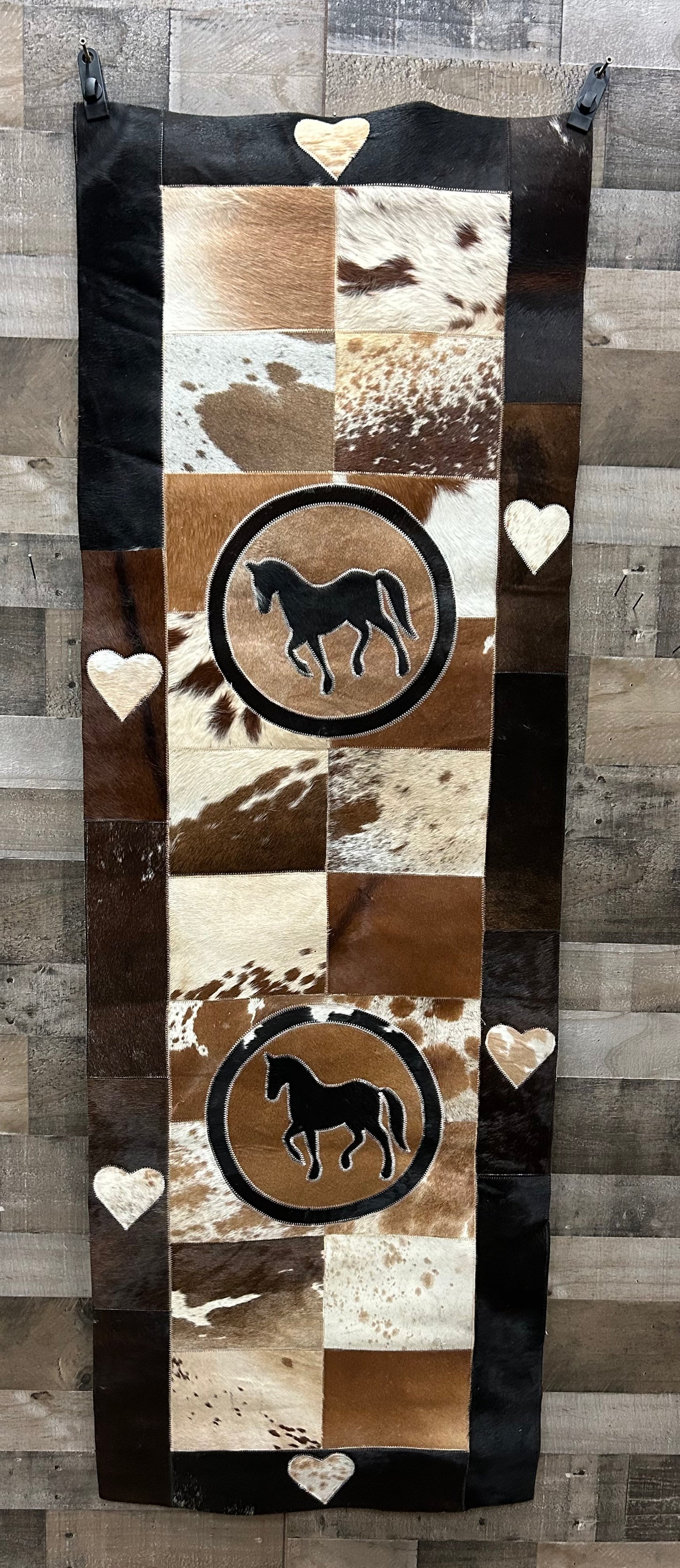 Cowhide floor runner 2’x6’