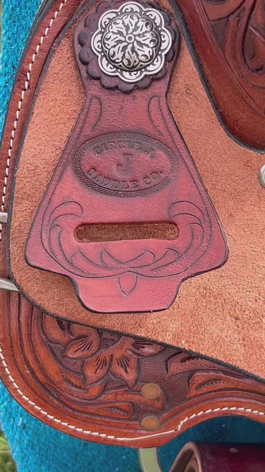 Win a New Circle J Barrel Saddle