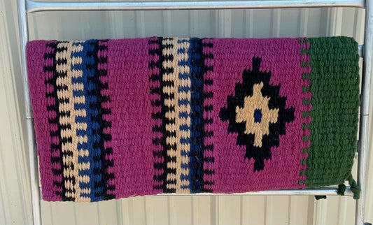 32"x 38" Columbian Wool Saddle Blanket
